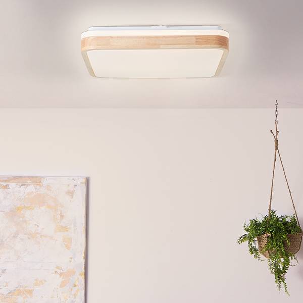 LED-plafondlamp Tumeo kunststof / ijzer - 1 lichtbron
