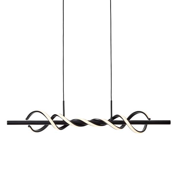 LED-Pendelleuchte Amalie II Polyester PVC / Eisen - 1-flammig