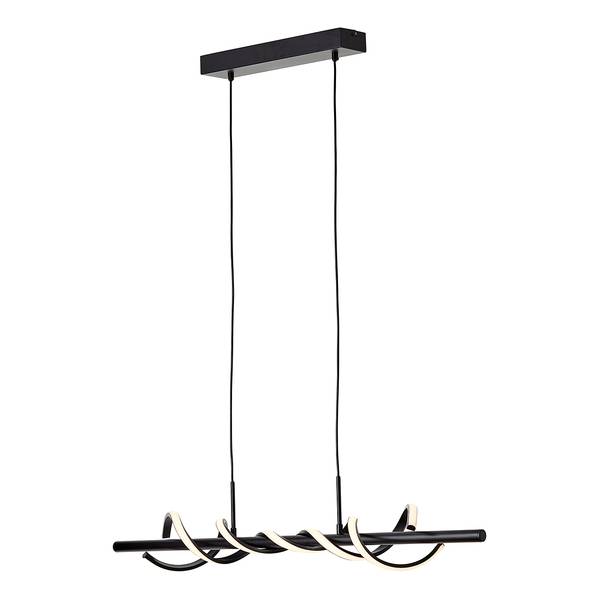 LED-Pendelleuchte Amalie II Polyester PVC / Eisen - 1-flammig