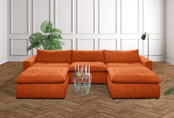 Modulo angolare Nizza Rame - 120 x 102 x 84 cm