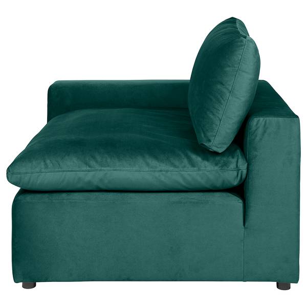 Modulaire hoek Nizza turquoise - 120 x 102 x 84 cm