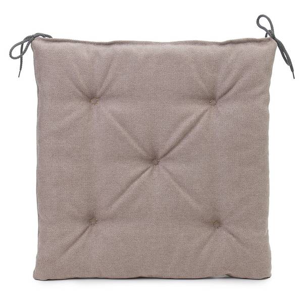 Sitzkissen Darco Polyester - 40 x 40 cm - Taupe
