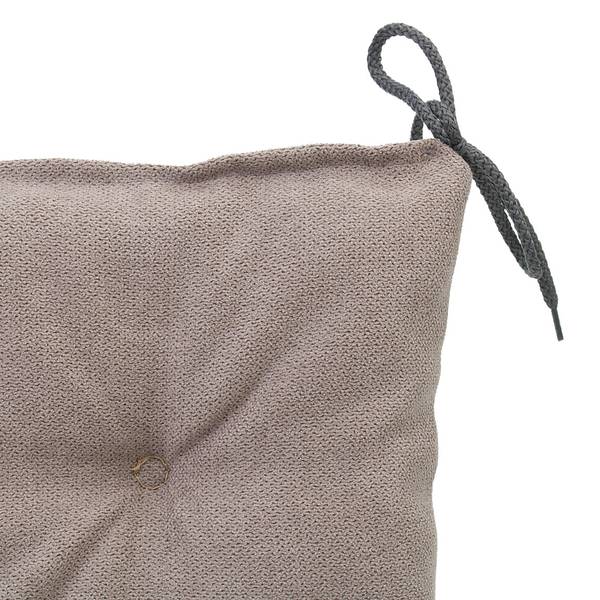 Sitzkissen Darco Polyester - 40 x 40 cm - Taupe