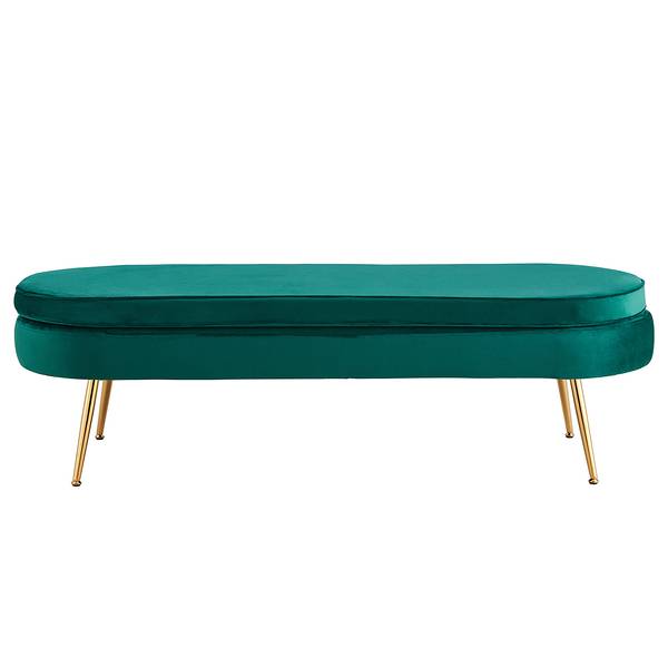 Polsterbank Brünn Polyester - Grün - 142 x 45 cm