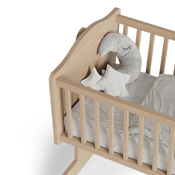 Stubenbett Kozy Kiefer Massiv - 90 x 50 cm - Braun