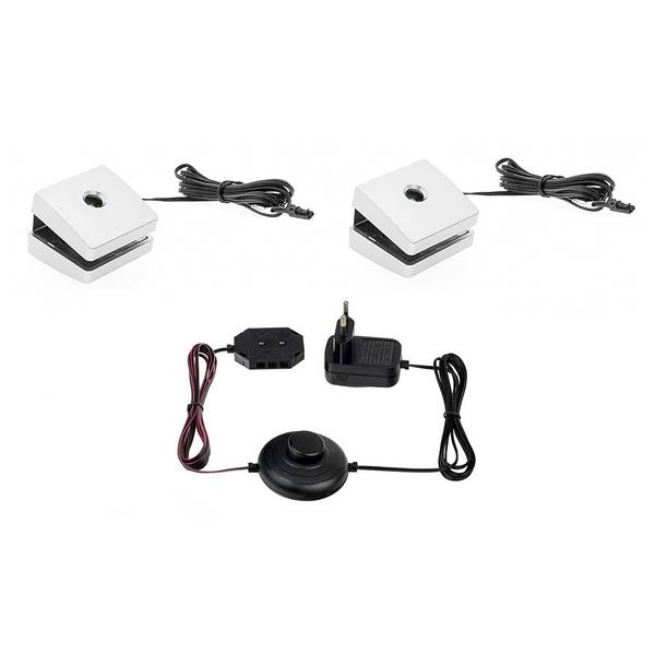 LED-Beleuchtung Portland 3er-Set Kombi D Kaltweiss