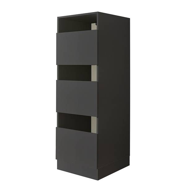 Wasmachinekast-set Laundreezy B antracietkleurig - 185 x 200 cm