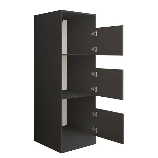 Wasmachinekast-set Laundreezy B antracietkleurig - 185 x 200 cm