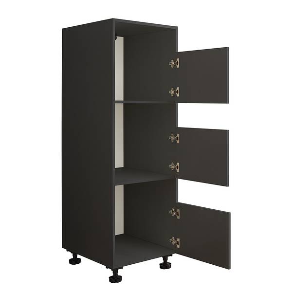 Wasmachinekast-set Laundreezy B antracietkleurig - 185 x 200 cm