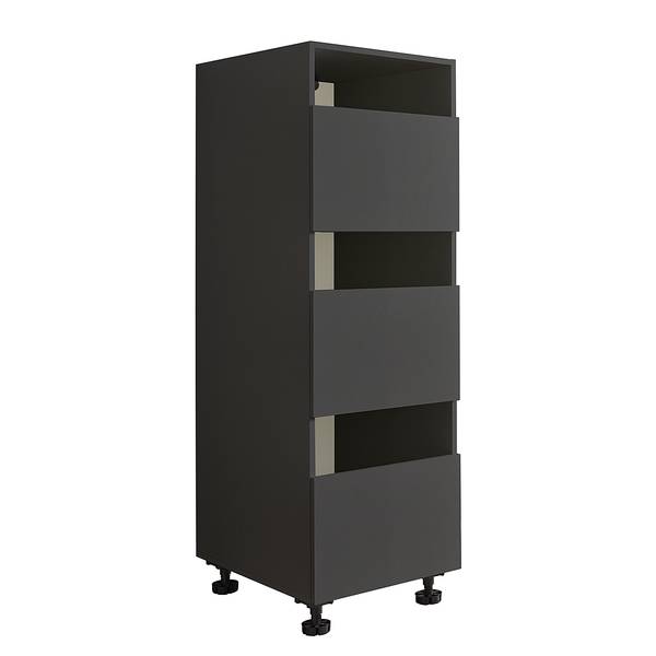 Wasmachinekast-set Laundreezy B antracietkleurig - 185 x 200 cm