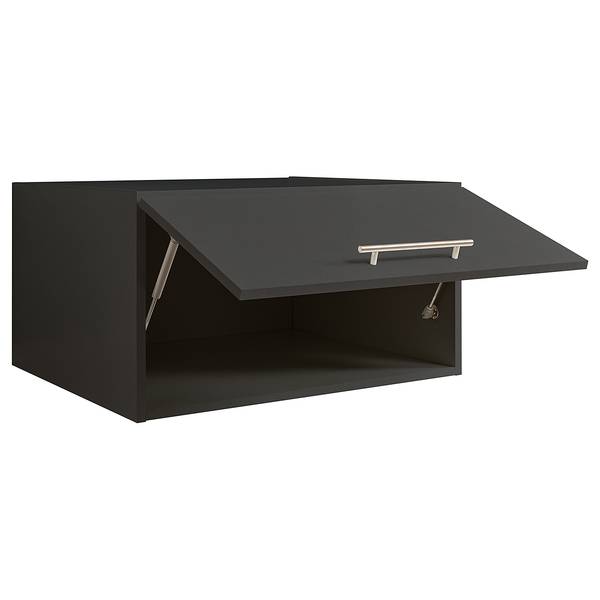 Wasmachinekast-set Laundreezy B antracietkleurig - 185 x 200 cm