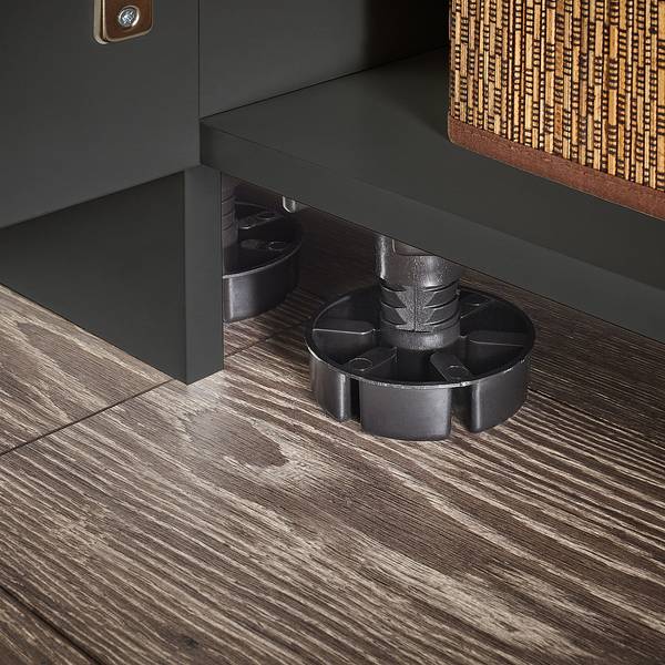 Wasmachinekast-set Laundreezy B antracietkleurig - 185 x 200 cm