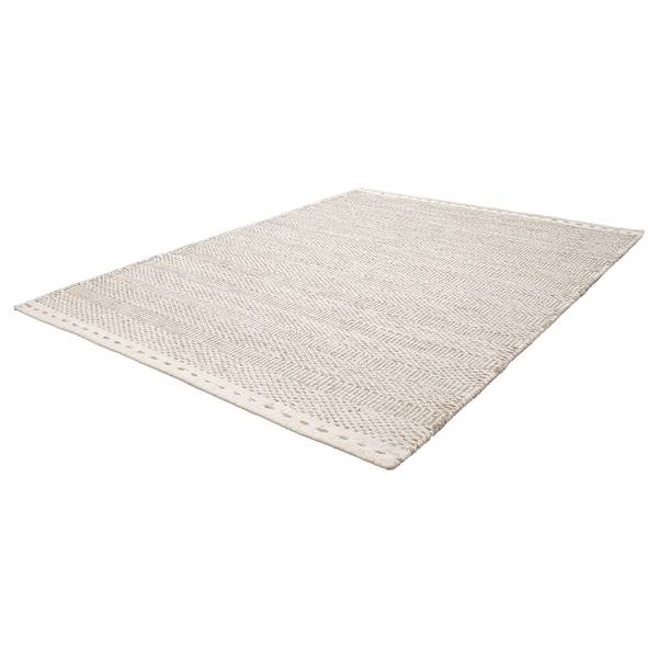 Wollteppich My Jaipur 333 Wolle - 80 x 150 cm - Beige - Beige - 80 x 150 cm