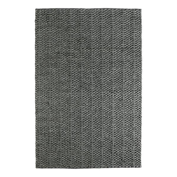 Wollteppich My Forum Wolle / Viskose - 120 x 170 cm - Schwarz - 120 x 170 cm