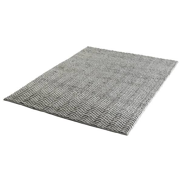 Wollteppich My Forum Wolle / Viskose - 200 x 290 cm - Silber - Silber - 200 x 290 cm
