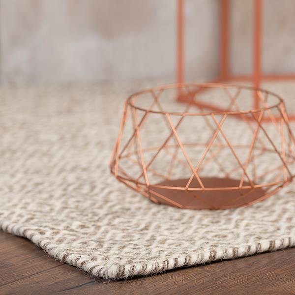 Wollteppich My Jaipur 334 Wolle - 140 x 200 cm - Braun - Braun - 140 x 200 cm