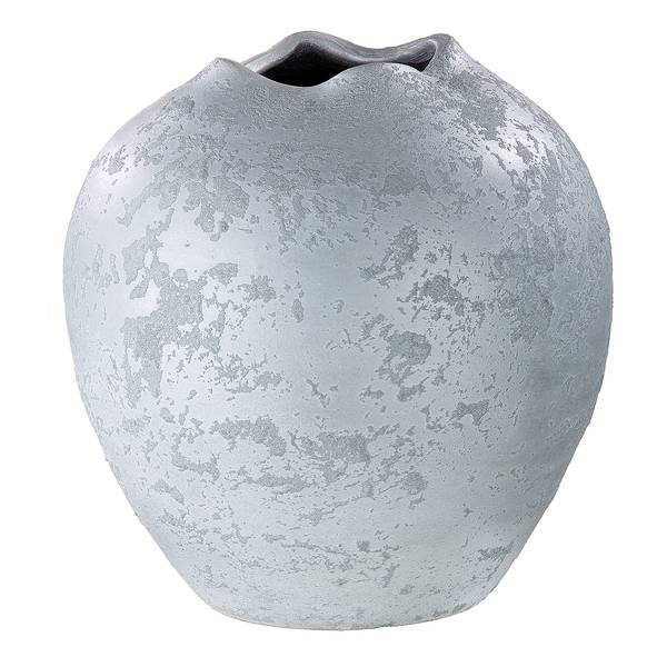 Vase Barcelos Keramik - Silber