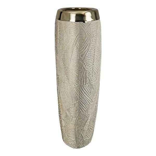 Vaso Cascade Ceramica - Champagne