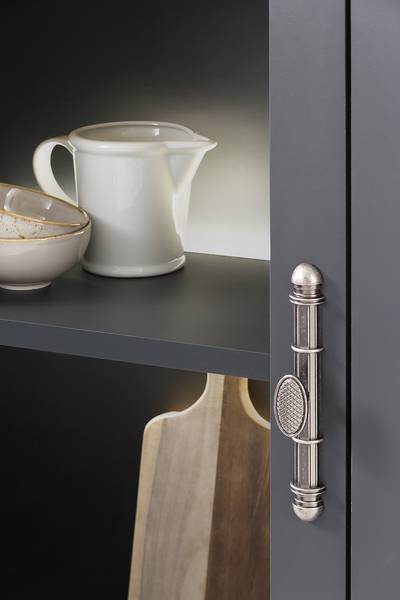 Ensemble meubles TV Taania - Type D Anthracite / Imitation chêne de Wotan