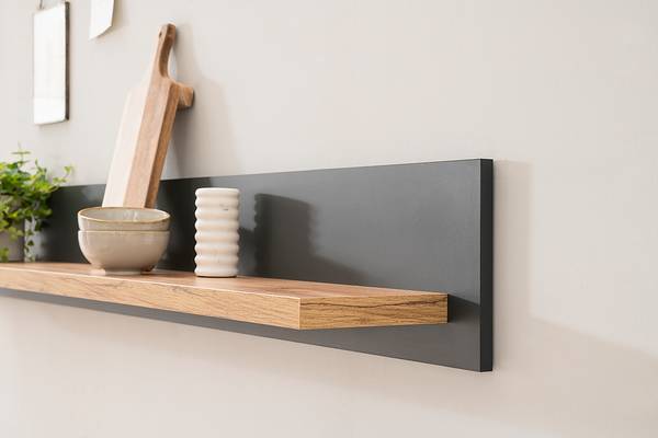 Ensemble meubles TV Taania - Type D Anthracite / Imitation chêne de Wotan