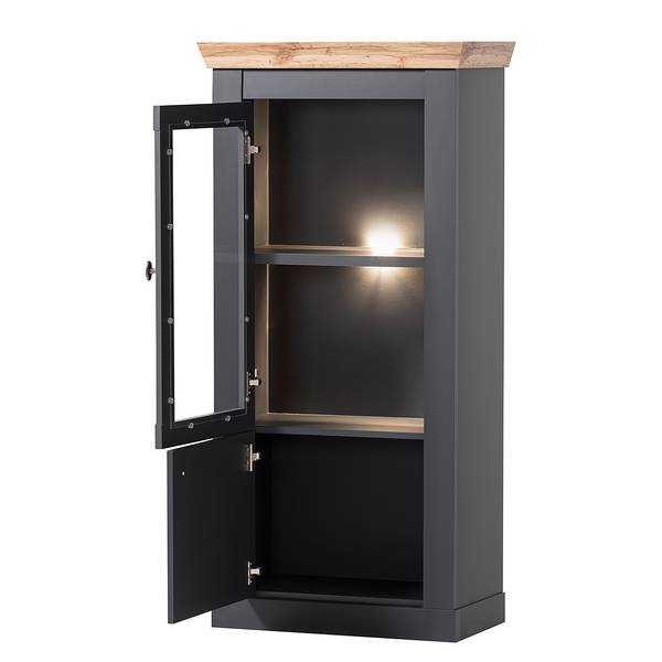 Ensemble meubles TV Taania - Type D Anthracite / Imitation chêne de Wotan