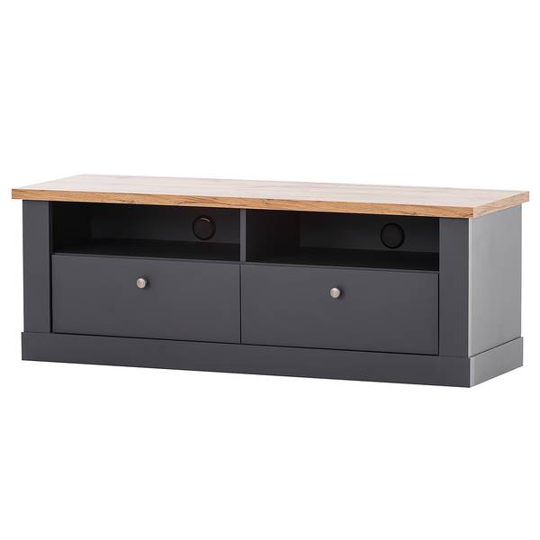 Ensemble meubles TV Taania - Type D Anthracite / Imitation chêne de Wotan