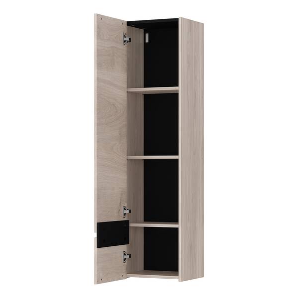 Hängeschrank Cantoria Eiche Castello Dekor / Schwarz