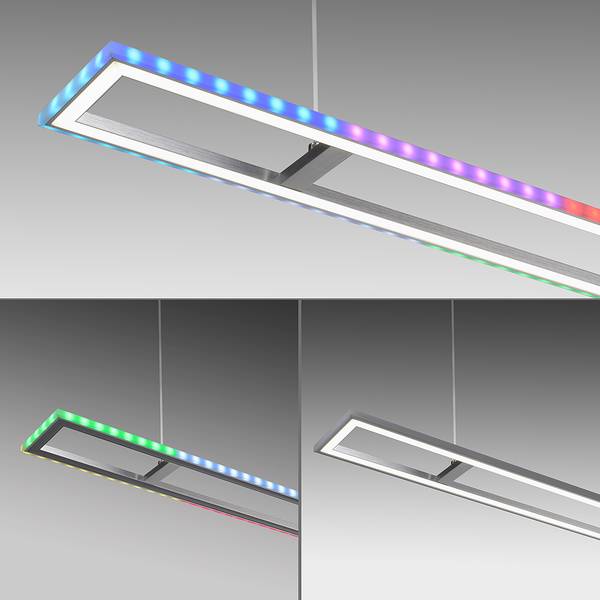 Suspension Felix60 Polycarbonate / Aluminium - 2 flammes