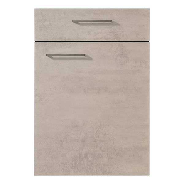 Küchenzeile High-Line Riva Kombi C Beton Hell - Breite: 240 cm - Ausrichtung links - AEG