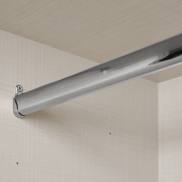 Zweefdeurkast Includo type A wit - Breedte: 280 cm - premium - grijs