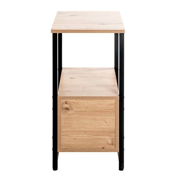 Beistelltisch Armadale - 2 Schubladen MDF / Stahl - Wildeiche Dekor