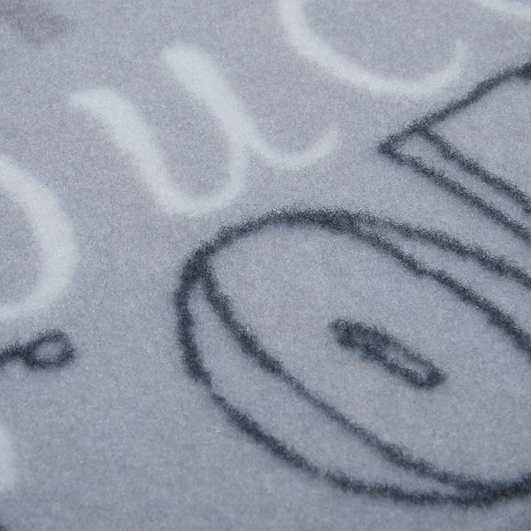 Tapis de couloir I Like Espresso Polyester - Gris / Blanc