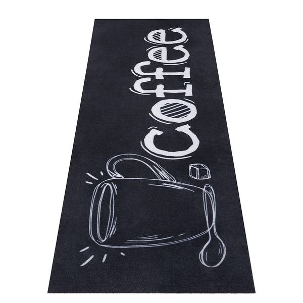 Passatoia Cup Of Coffee Poliestere - Nero / Bianco