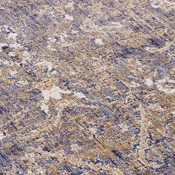 In - und Outdoor Teppich Port Said Polypropylen - Beige / Blau - 80 x 120 cm