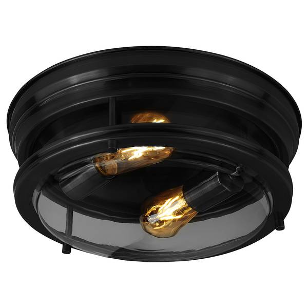 Lampada da bagno Glasgow Acciaio - Nero
