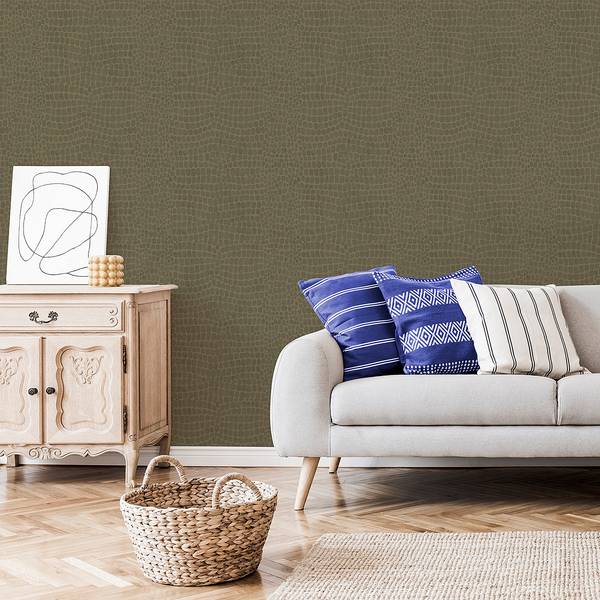 Carta da parati Animal 10m x 52cm - Verde