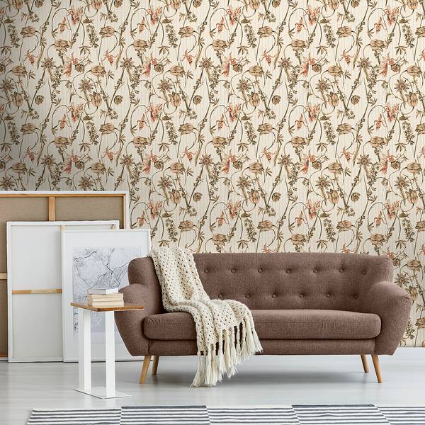 Carta da parati Nadine 10m x 52cm - Beige