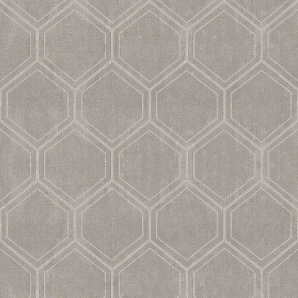 Carta da parati Hexagon A 10m x 52cm - Beige