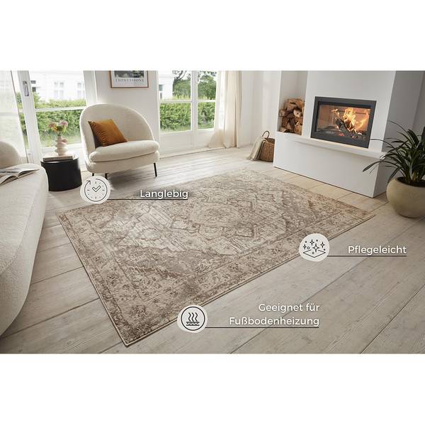Tapis de couloir Sable Marron - 80 x 200 cm