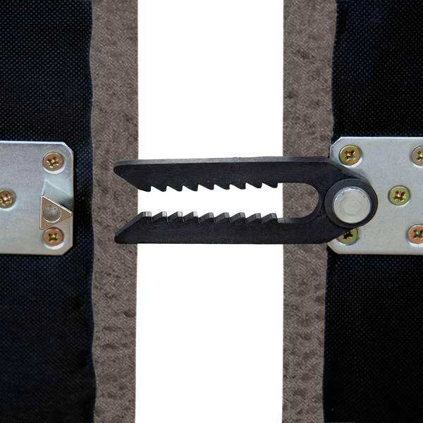 Zithoek Dixwell met hocker antieke leerlook - microvezel Taeko: antracietkleurig - chaise longue vooraanzicht rechts/ottomane links