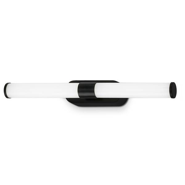 Lampada da bagno Torhola Polietilene - Nero - Nero - Larghezza: 40 cm