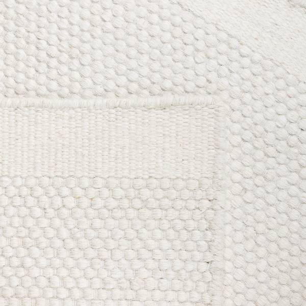 Wollteppich Wooly Idea Wolle / Baumwolle - Naturweiß - 240 x 290 cm - 240 x 290 cm