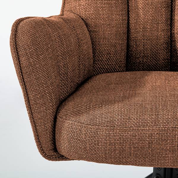 Drehbarer Armlehnenstuhl Guadabli Rostbraun