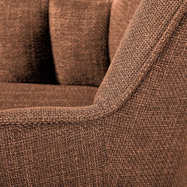 Drehbarer Armlehnenstuhl Guadabli Rostbraun