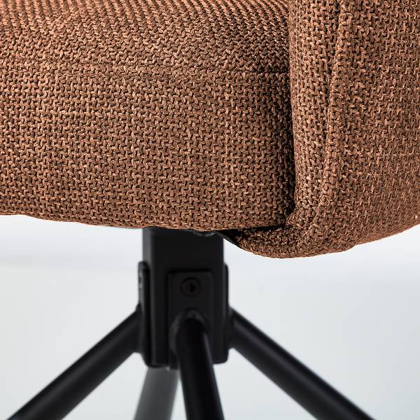 Drehbarer Armlehnenstuhl Guadabli Rostbraun