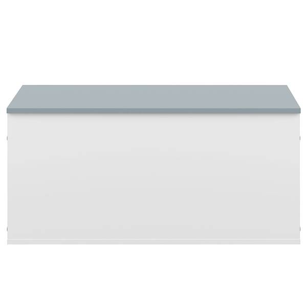 Panca da ingresso Knight Truciolare, rivestito - Bianco / Grigio - Bianco / Grigio
