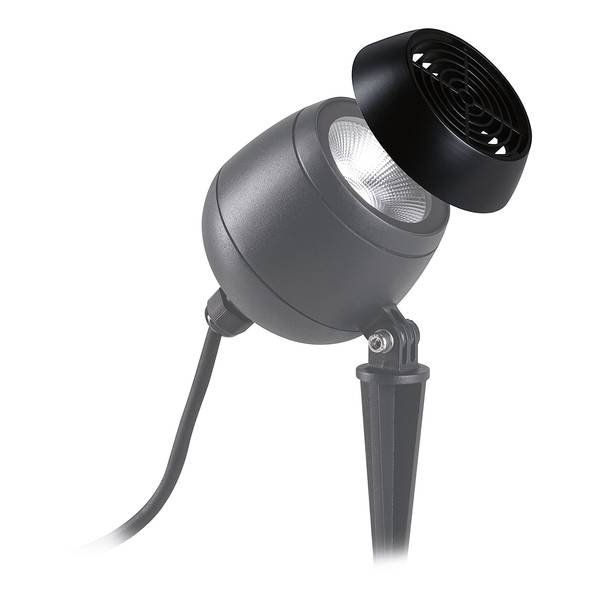 Blendkappe Kikolo Plug & Shine Metall - Grau