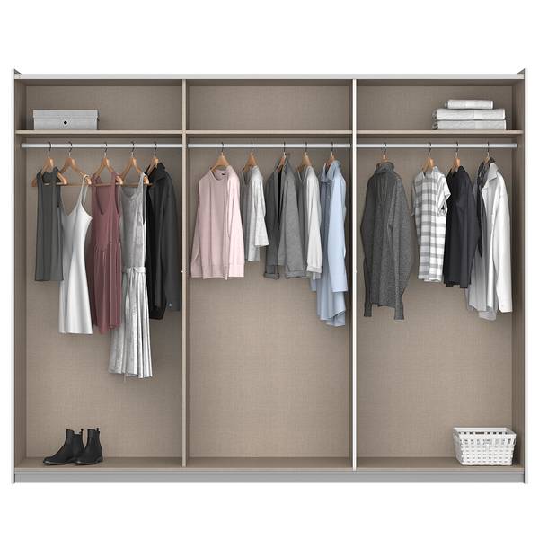 Schwebetürenschrank Aurelio Eiche Artisan Dekor - Breite: 261 cm - Basic