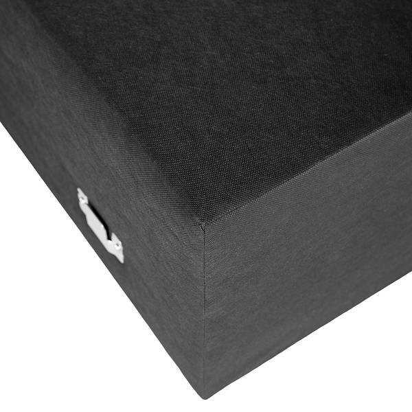 Premium Boxspringbett KINX Strukturstoff Gesa: Weiß - 140 x 200cm - H3