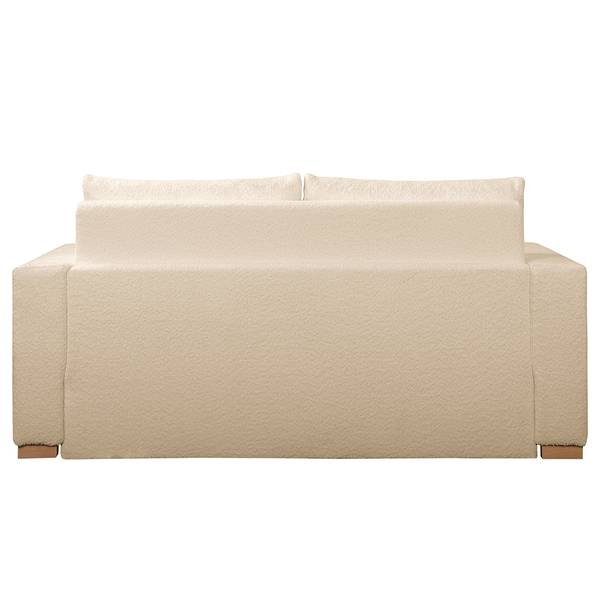 Schlafsofa LATINA Basic Bouclé Stoff Abby: Beige - Breite: 193 cm